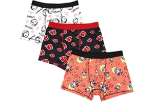Bioworld Naruto Logo Kanji 3 Pack Boxers Set