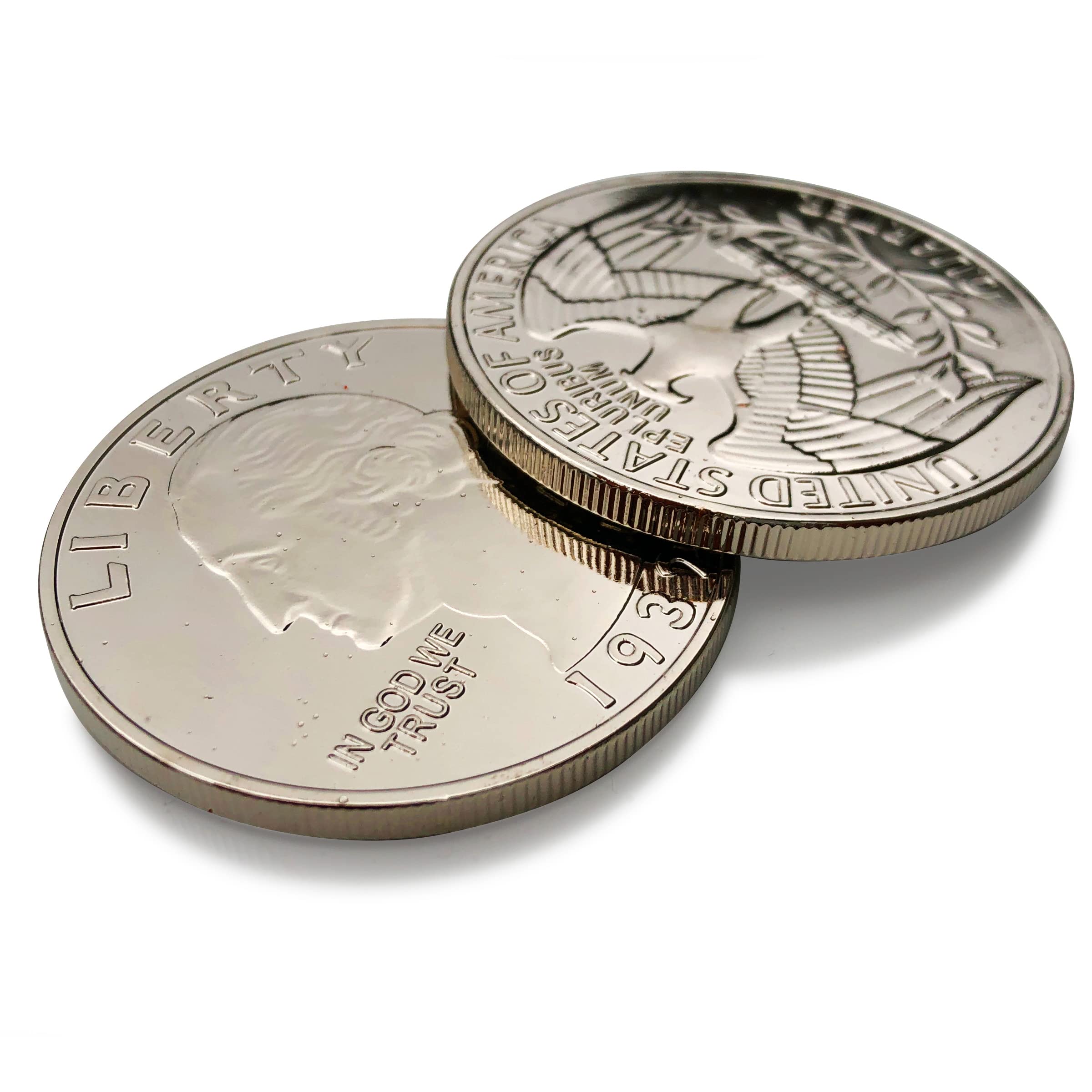 Canailles Jumbo Quarter, A Jumbo US Quarter Made of Metal, Magnetic Receptive, Great for Magic, Props, Fun, Pranks and More