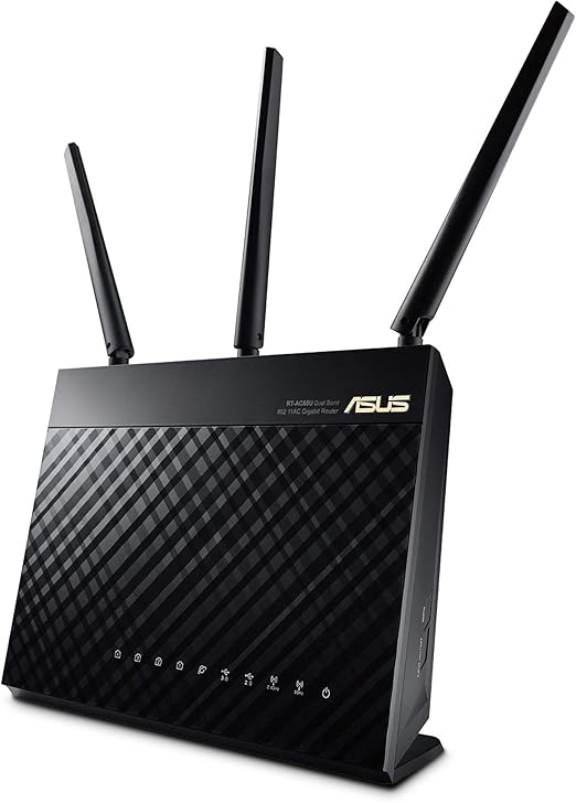 ASUS RTAC68U AC1900 AiMesh DualBand Gigabit Wireless Router, AI Mesh