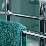 Taylor & Brown Free Standing 3 Arm Chrome Towel Rail Stand H94 x W40.5 x D18cm view 7