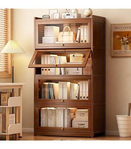 Amazon.com: Stacking Bookcase Stops Pivot Brackets Barrister