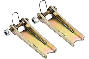 PATIKIL 2 Inch Hook Safety Latch Kit, 2 Pack Metal Towing Receiver Hitch Replacement for Clevis Hook Trailer, Zinc Plating