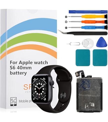 Applewatch5 バッテリー85% Amazon.com: 510mAh New Upgraded Watch Battery Series5 44mm