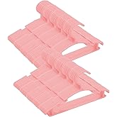 100 Pack Pink Baby Nursery Closet Hangers,Non-Slip Laundry Infant Pant Hanger for Newborn Clothes Gift,Ultra-Thin Child Coat Hanger for Girl Boy Toddler Kids