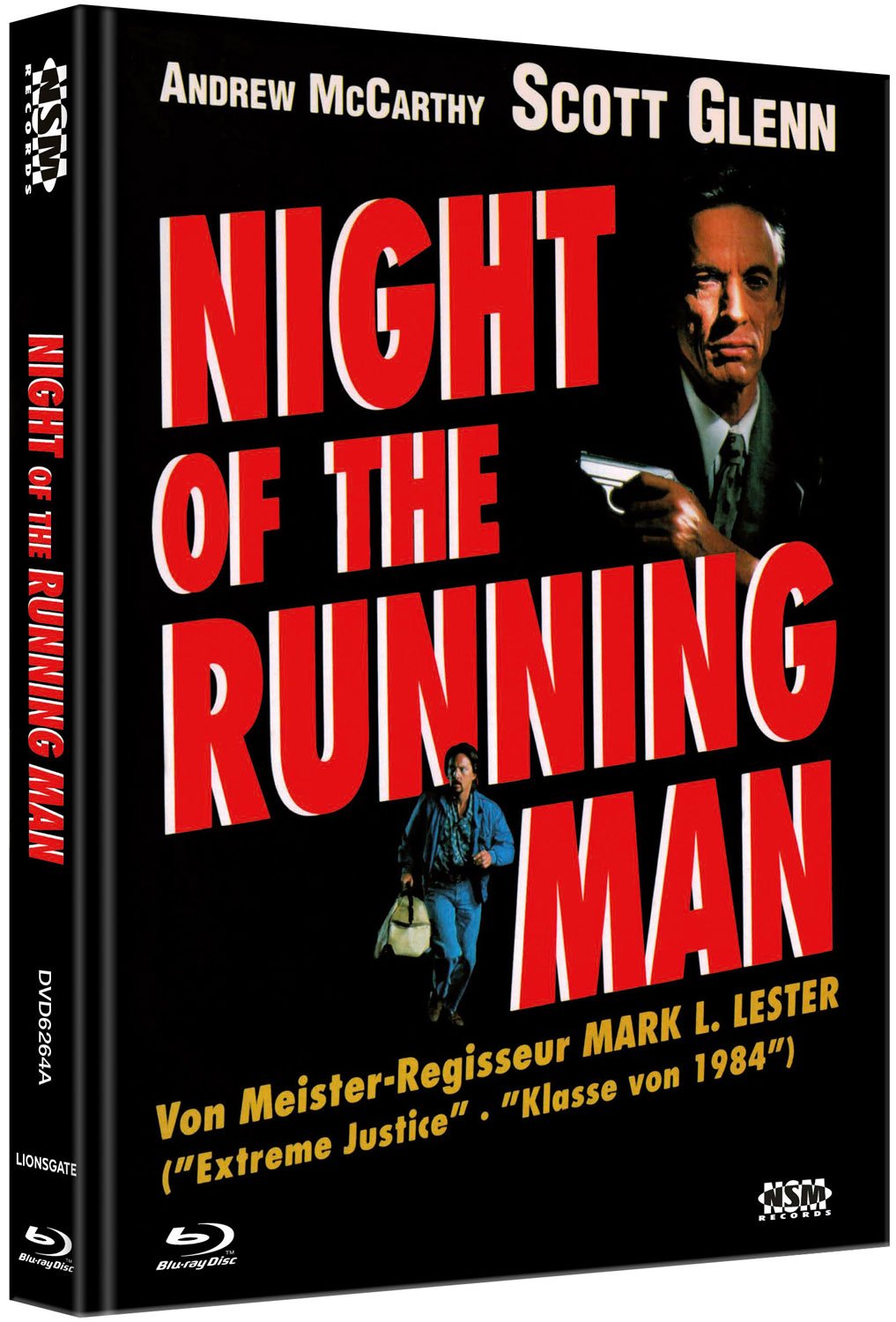 Night of the running Man uncut BluRay+DVD auf 333 limitiertes Mediabook Cover A Limited
