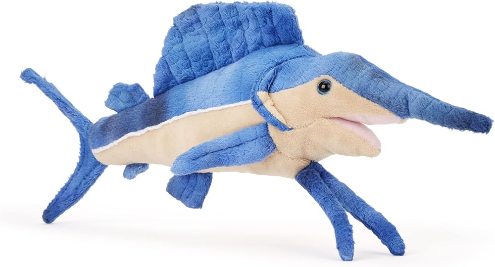 Zappi Co Plush Swordfish 33cm Safari Animals Collection Kids Plush Toy