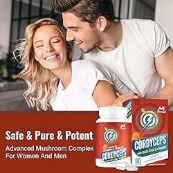 Cordyceps Mushroom Capsules - Immune & Energy