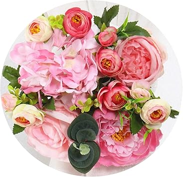 Amazon Com D Star Artificial Flower Row Garland Decor Home