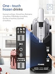 Slushie Machine 5-in-1, No Ice Needed, 15 Min