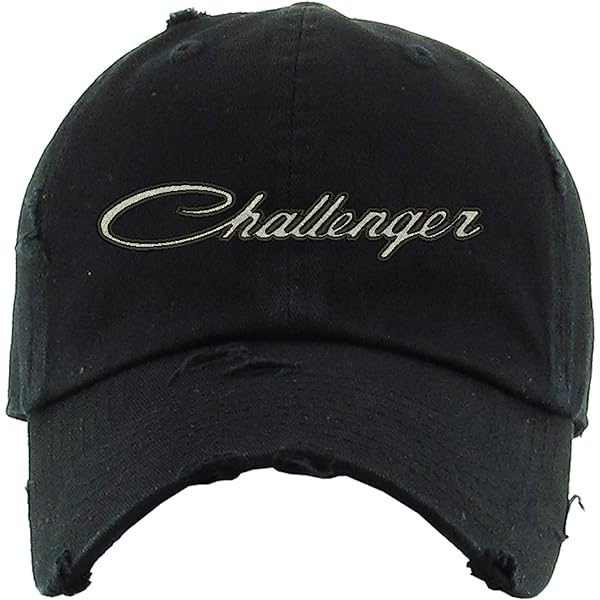 Dodge Challenger Stretch Fit Patch Hat - Embroidered Fitted Cap