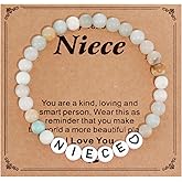 HUTIMY Niece Bracelet from Aunt Auntie Women Jewelry Unique Happy Birthday Gifts for Niece