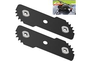 AMTHKNO 7-1/2-inch EB-007 Edge Hog Heavy-Duty Edger Replacement Blade, Compatible with Black & Decker 2-in-1 String Trimmer/Edger, Fits Model LE750, LE710, LE760FF, LE760, with 2 set of wear Indicators (2PK)