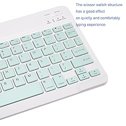 EVACH Portable Mini Wireless Bluetooth Keyboar for