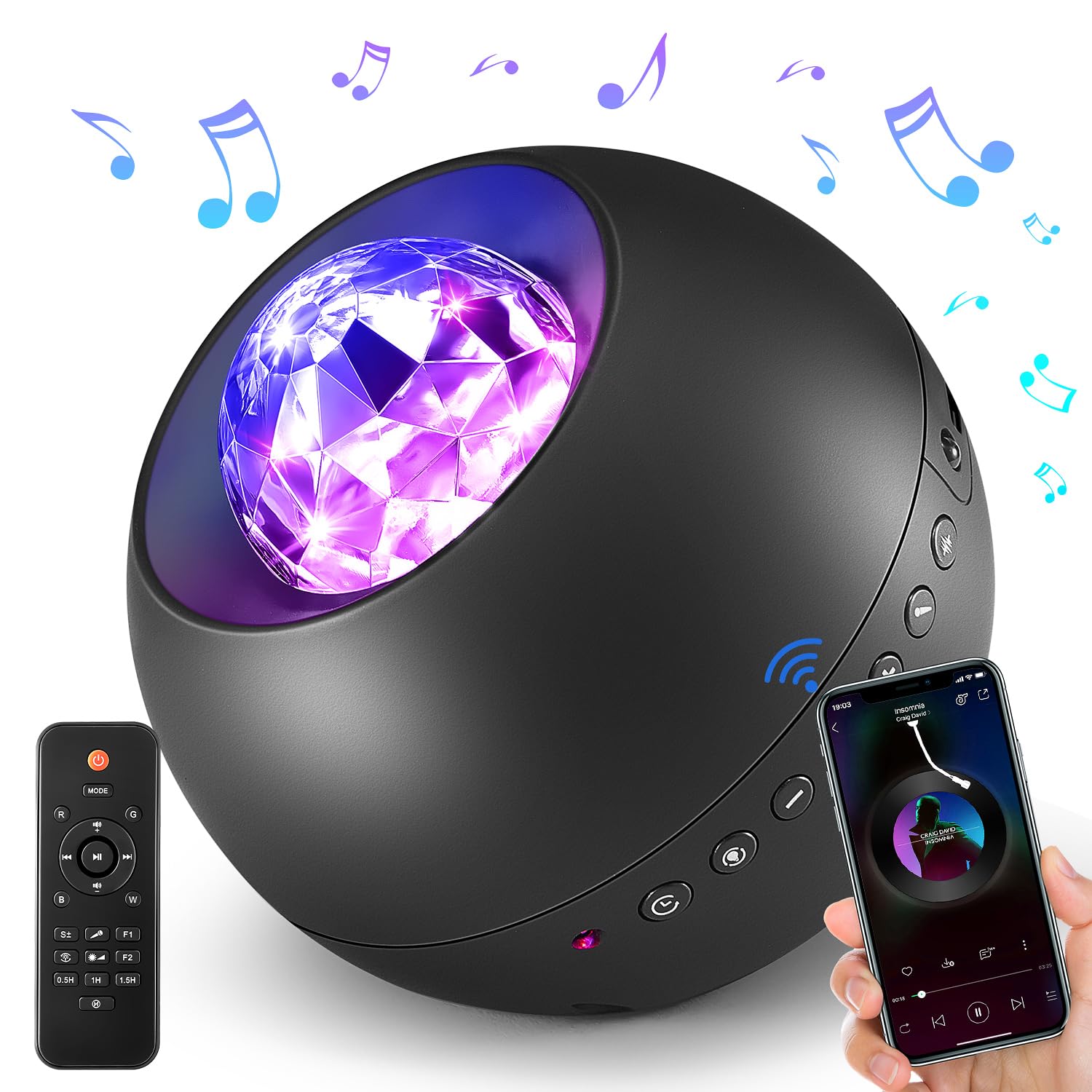 Galaxy Projector 20 Lighting Modes Galaxy Light Projector for Bedroom