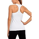 CRZ YOGA Women's Butterluxe Yoga Workout Tank Tops Racerback Sleeveless Camisole Athletic Gym Shirts