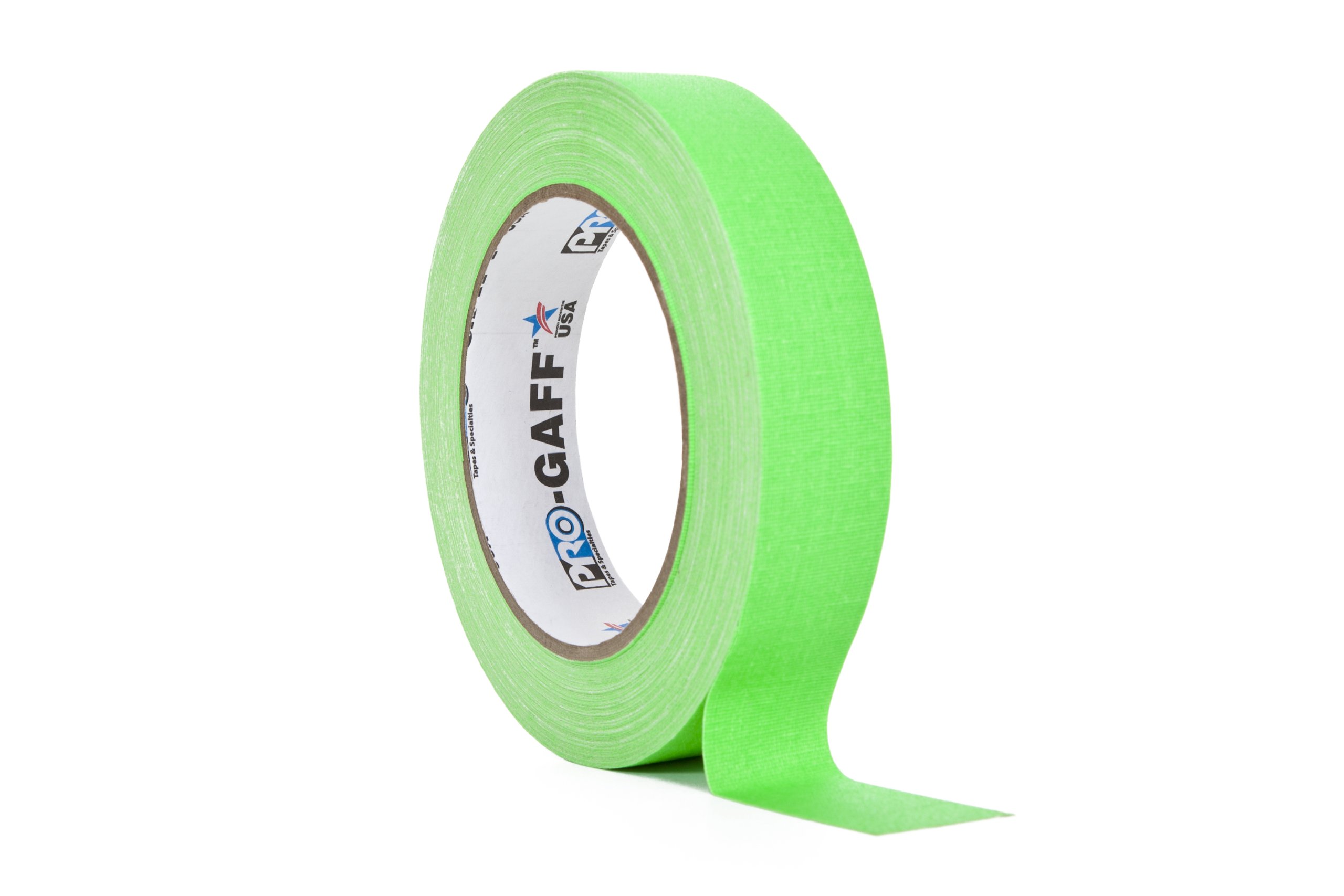ProTapes/Permacel 24mmx25 yard Fluorescent Gaffer Cloth Tape - Green