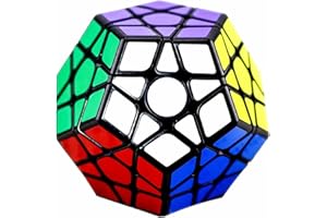 BESTCUBE Megaminx Speed Cube, 3x3x3 Pentagonal Speed Cube Dodecahedron Magic Cube Puzzle Black