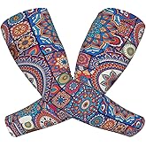 ANSGSD Gardening Sleeves For Women Men, Farm Sun Protection Thorn Proof Cooling Arm Sleeves Cover Arms For Garden Sports