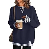 ETCYY Womens Sweaters School Teacher Outfits Fall Clothes Cowboy Chic Knit Cozy Fall Fashion 2026 Winter Oversized Sweater