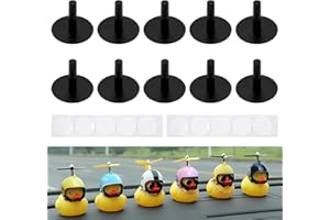 Fantasyon 10pcs Duck Plug Fixed Display Rubber Duck Mount Flock Locker Rubber Duck Holder Compatible with Jeep Wrangler Dash