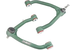 PRAOENTS 2-4" Lift Front Upper Control Arms for 2007-2018 Chevy Silverado GMC Sierra 1500, 2007-2014 Chevy Tahoe Suburban 1500 GMC Yukon/Yukon XL 1500 Cadillac Escalade, 2007-2013 Chevy Avalanche,Wrinkle Green