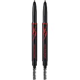 YBF Beauty Eyebrow Pencil - Universal Automatic Brow Pencil With Spoolie Brush - Perfect Eyebrow Makeup Shaper and Filler For Women - All Hair Colors &amp; Skin Tones - Taupe Eyebrow Liner - 2 Pack