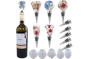 Geometric Spherical Bottle Stopper Resin molds,5Pcs Wine Bottle Stopper Crystal Gem Shape Epoxy Silicone Mold for DIY Casting