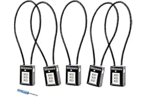 Mizzuco Trigger Lock 3 Digit Combination 15 Inch Gun Cable Lock,Gun Trigger Lock (2)