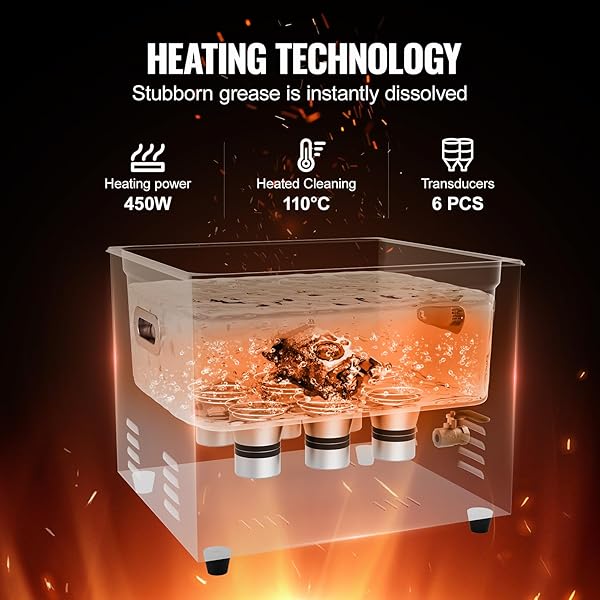 VEVOR 15L SONIC CLEANER WITH HEATER TIMER & BASKET, PROFESSIONAL DIGITAL SONIC CAVITATION MACHINE, 360W CLEANING MACHINE FOR LAB TOOLS, METAL PARTS, CARBURETOR, BRASS, AUTO PARTS, ENGINE PARTS