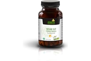 Athreya Herbs Secure Gut (Triphala Guggulu) Tablets| 120 Tablets | Herbal Supplement for Gut and Immune Health | Goodness of Triphala, Guggulu | Vegan, Non-GMO, Gluten-Free | 30 Day Supply