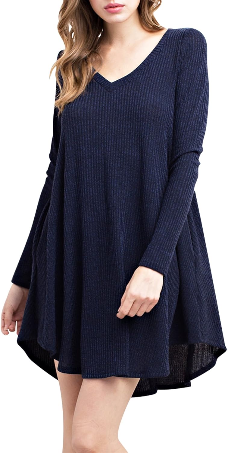 flowy sweater dress