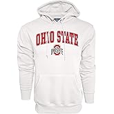 Blue 84 Men's Ohio State Buckeyes Hoodie White Arching Over, Ohio State Buckeyes White, Medium