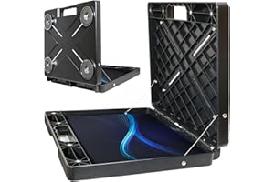 Meifrenship Magnetic Portable Workstation, Magnetic Laptop Stand with 4 Super Strong Magnets, Rated at 45 Pounds, Magnetic Toolbox Attach to HVAC, Trucks, Walls, Poles etc