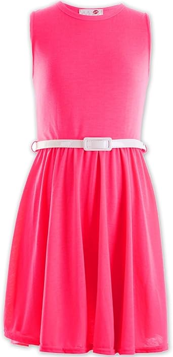 ROBE filles Sans manches Mode tricotes dessin anime Haut qualite