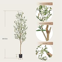 Bellacat Faux Olive Tree 6ft，Olive Trees