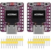 2pcs ESP32 ESP32-C3 Development Board with 0.42 Inch OLED | ESP32 C3 Mini WiFi Bluetooth 160MHz Running Frequency 2.4GHz Wi-Fi &amp; Bluetooth 5.0 C3 Super mini for Arduino
