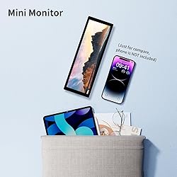 Ulrhzar Small Touchscreen Monitor 7.8inch 1280x400P