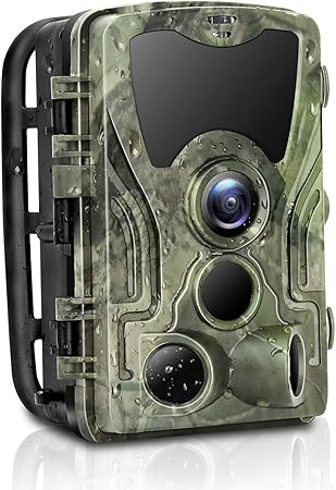 Amazon Co Jp Nulliplex 防犯カメラ トレイルカメラ 屋外カメラ 野外用1600万画素 1080pフルhd 電池式 暗視カメラ 36個赤外線ledライト搭載 検知スピード0 3秒 1 撮影範囲 3pirセンサーip65防水防塵夜間不可視赤外線ライト カメラ