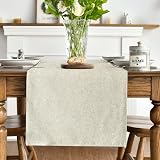 Artoid Mode Beige Fall Table Runner 40x240 cm Polyester Washable view 3