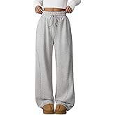 ATHMILE Womens Sweatpants Wide Leg Baggy High Waist Y2K Pants Fall Winter Spring Joggers Clothes with Pockets