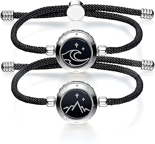 TOTWOO Couple Smart Bracelet，Bluetooth Connection Interactive