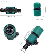 TOPWAYS Quick Release In Line Shut Off Valve for Garden Hose view 4