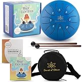 Sounds Of Silence Steel Tongue Drum for Kids, 6 Inch 8 Notes, Ages 4+ | Magic Calm Drum, Sing-Along Storybook and Songbook, Mallets and Carry Bag, Kids Musical Instruments, Anger Management Toys