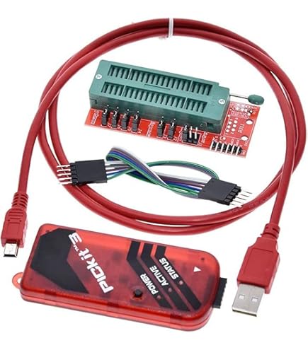 Amazon.com: Micro chip Programmer with USB Cable, Wires for Pic