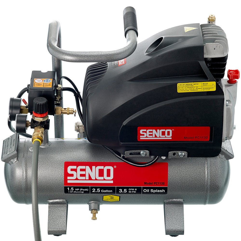 Senco PC1130 Compressor, 1.5Horsepower (PEAK) 2.5Gallon