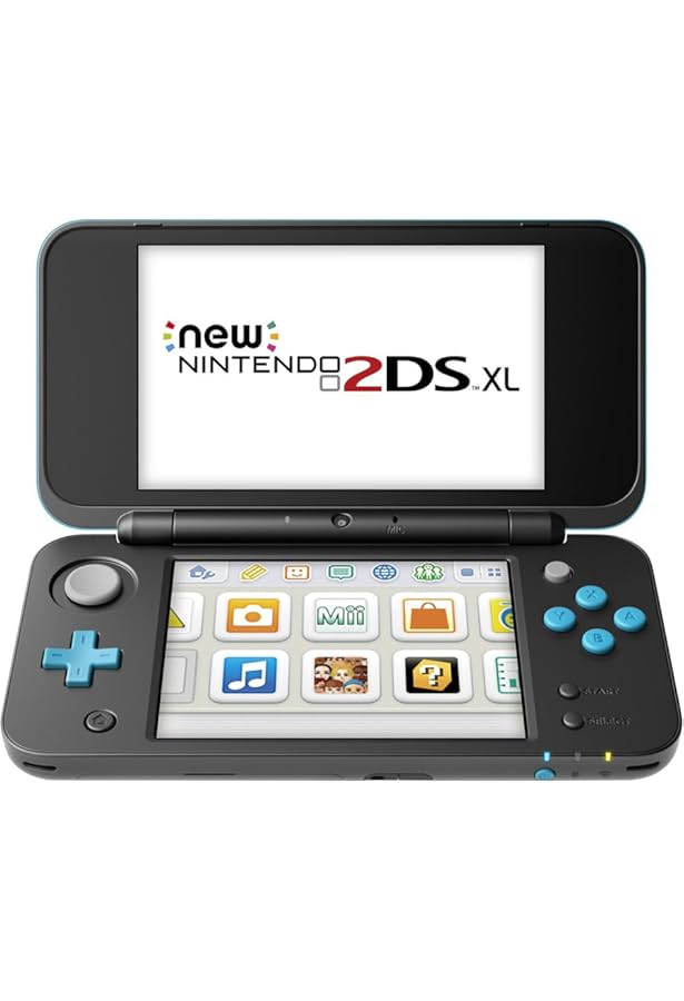 Amazon.com: New Nintendo 2DS XL - Black + Turquoise With Mario