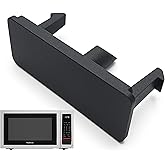 Microwave Door Eject Button Compatible with KitchedAid &amp; Whirlpool Rectangular Button Replacement (Black)