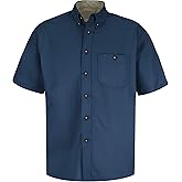 Red Kap Men's RK Cotton Contrast Dress Shirt
