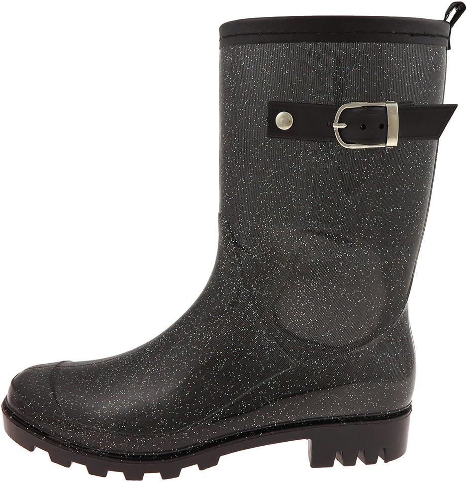 Solid Ladies Short Basic Body Jelly Rain Boot