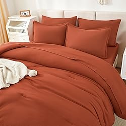 Litanika Burnt Orange Comforter California King